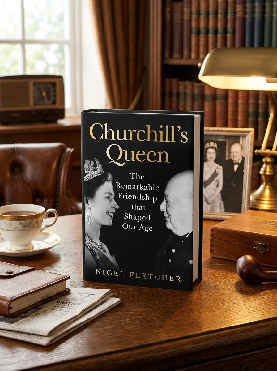 Churchill’s Queen: The Remarkable Friendship That Shaped Our Age — Найджел Флетчер, обкладинка
