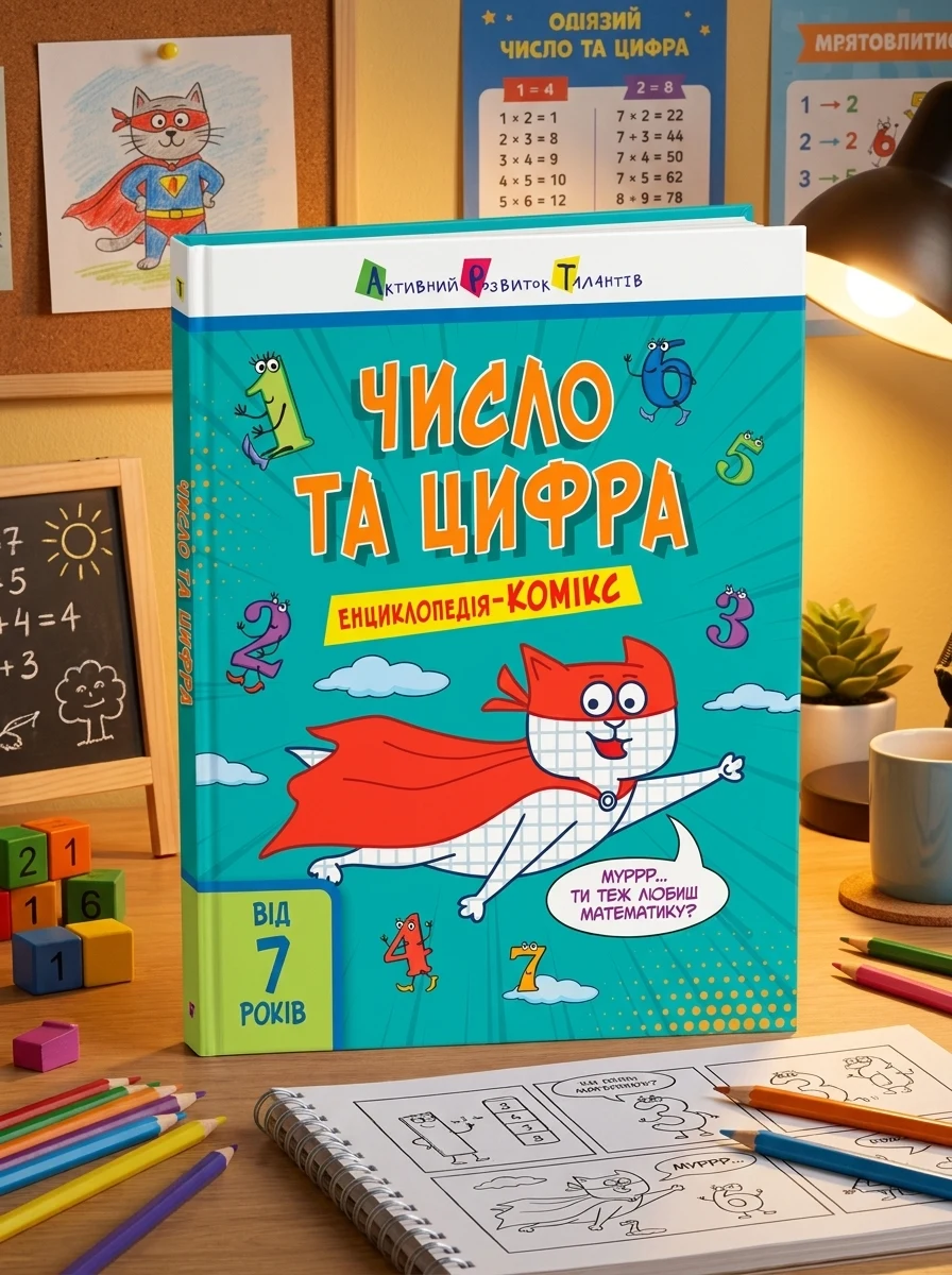 Число та цифра. Енциклопедія-комікс — Комікси та манґи