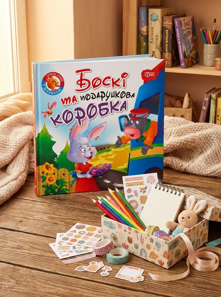 Читаємо із задоволенням. Боскі та подарункова коробка, — Комікси та манґи