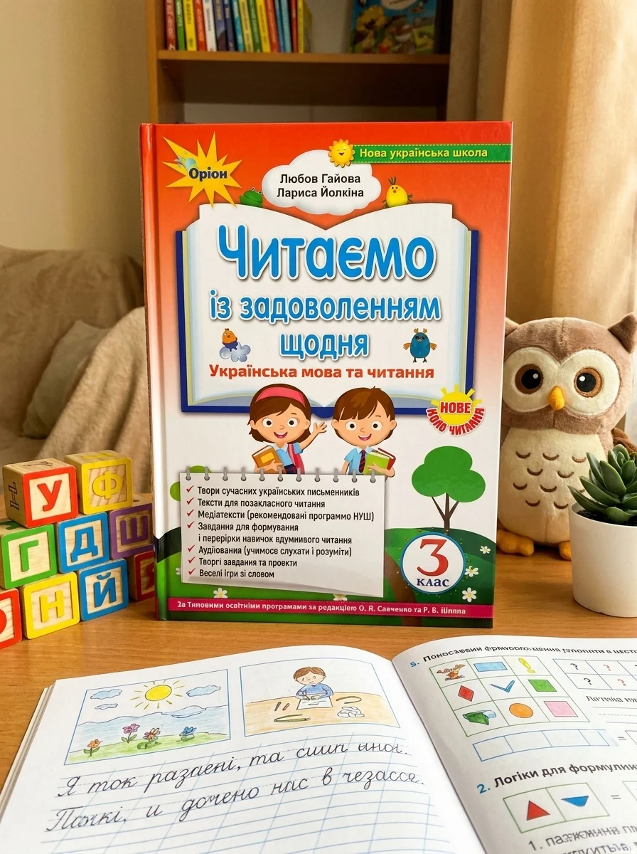Читаємо із задоволенням щодня. Українська мова та читання. 3 клас