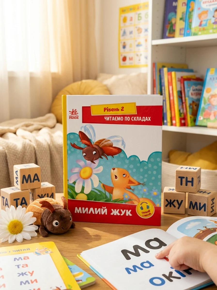 Читаємо по складах. Милий жук — Вивчення мов