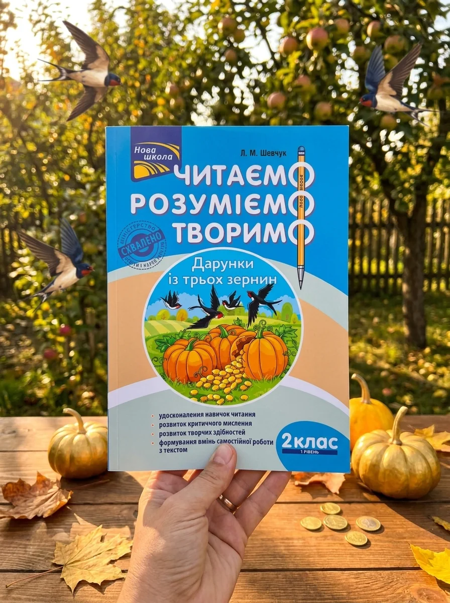 Читаємо, розуміємо, творимо. Дарунки із трьох зернин. 2 клас. 1 рівень — Пізнавальні книги для дітей