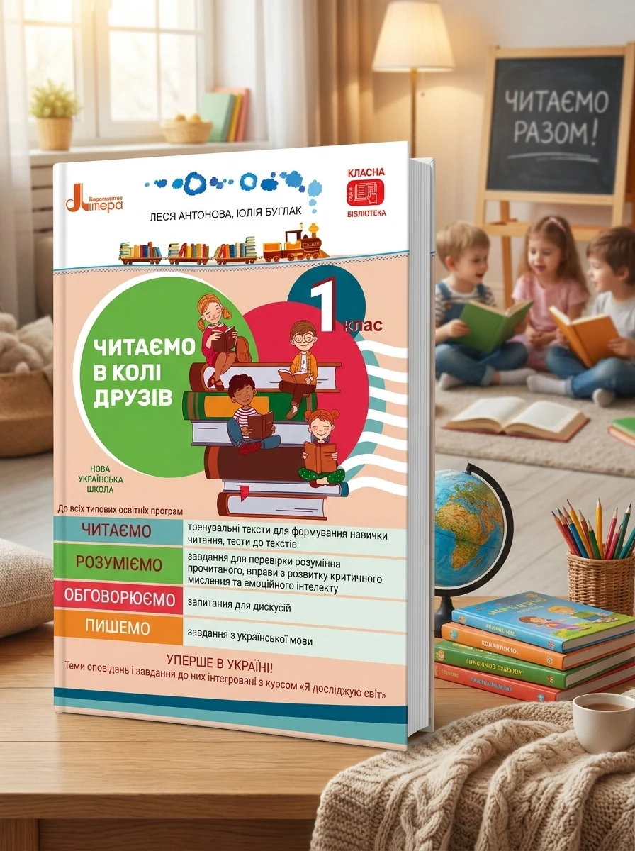 Читаємо в колі друзів. Посібник для читання. 1 клас — Дитяча література