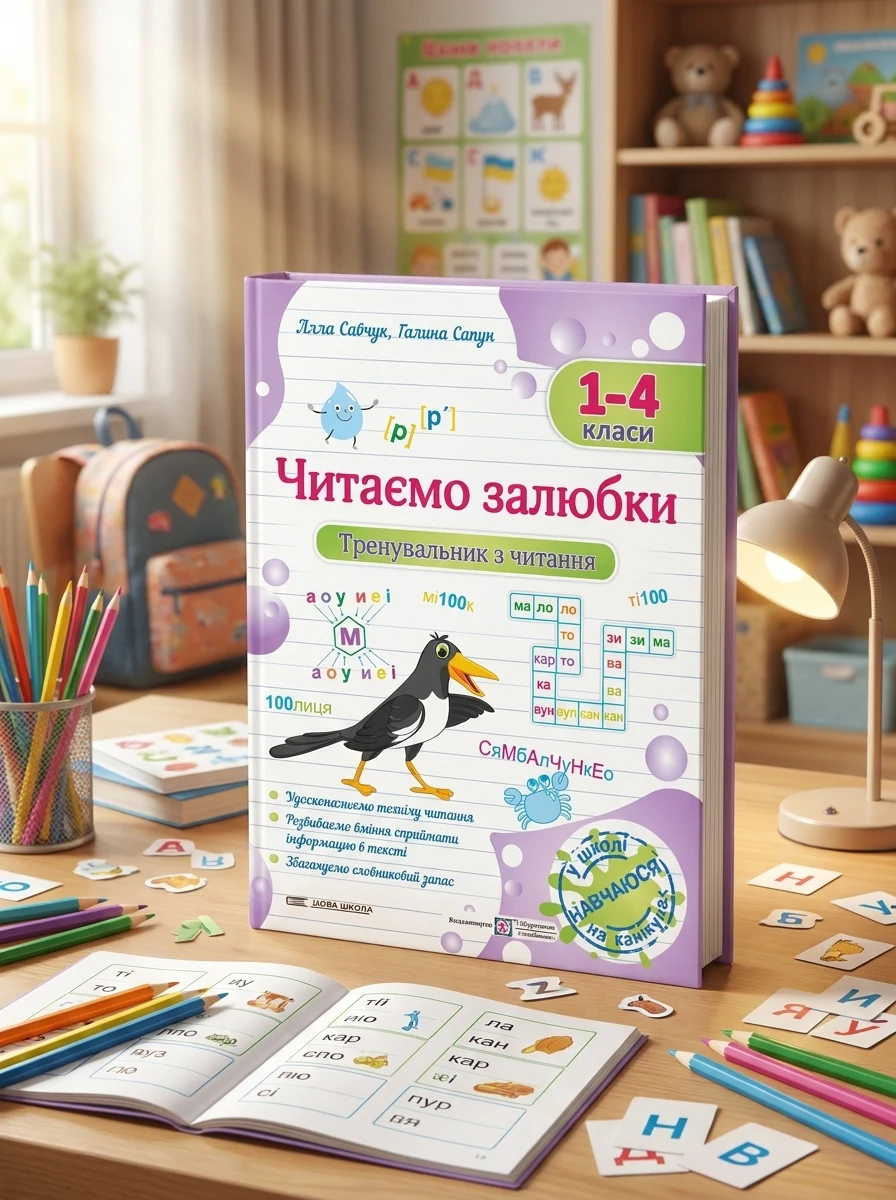 Читаємо залюбки. Тренувальник з читання. 1-4 класи — Вивчення мов