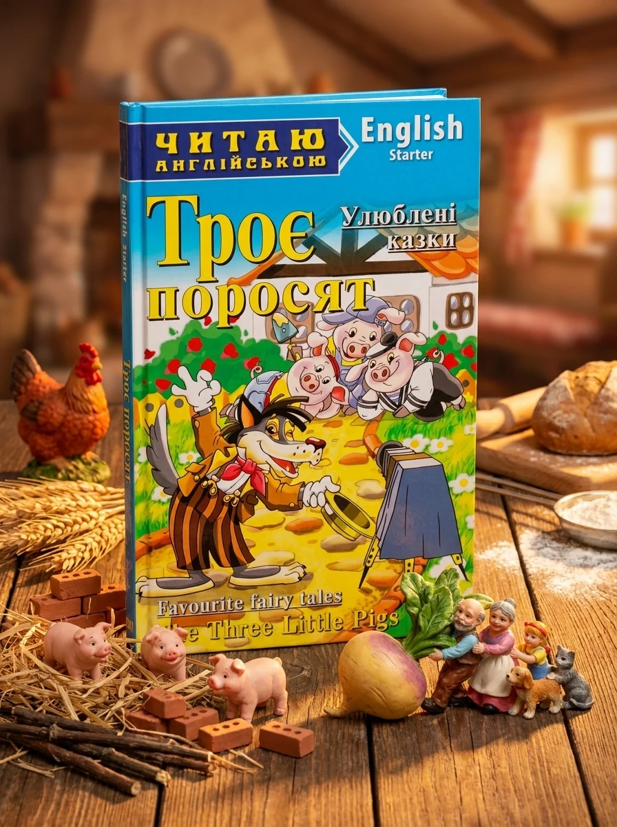 Читаю англійською. Троє поросят