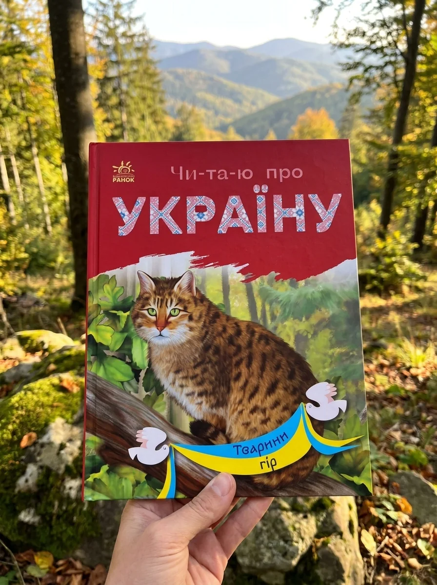 Читаю про Україну. Тварини гір — Пізнавальні книги для дітей