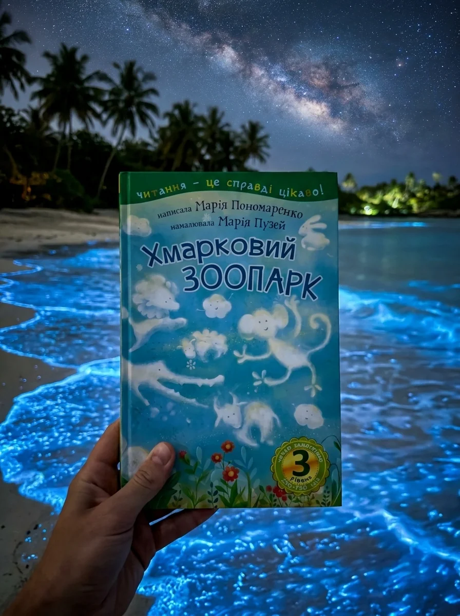 Читаю самостійно. Хмарковий зоопарк. Казка. 3 рівень — Марія Пономаренко, обкладинка