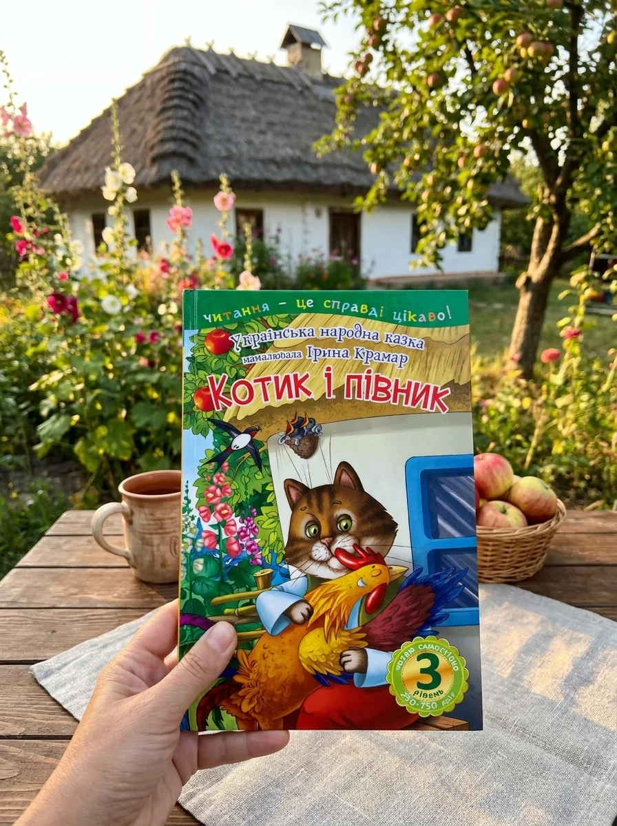 Читаю самостійно. Котик і півник — Розвивальні книги