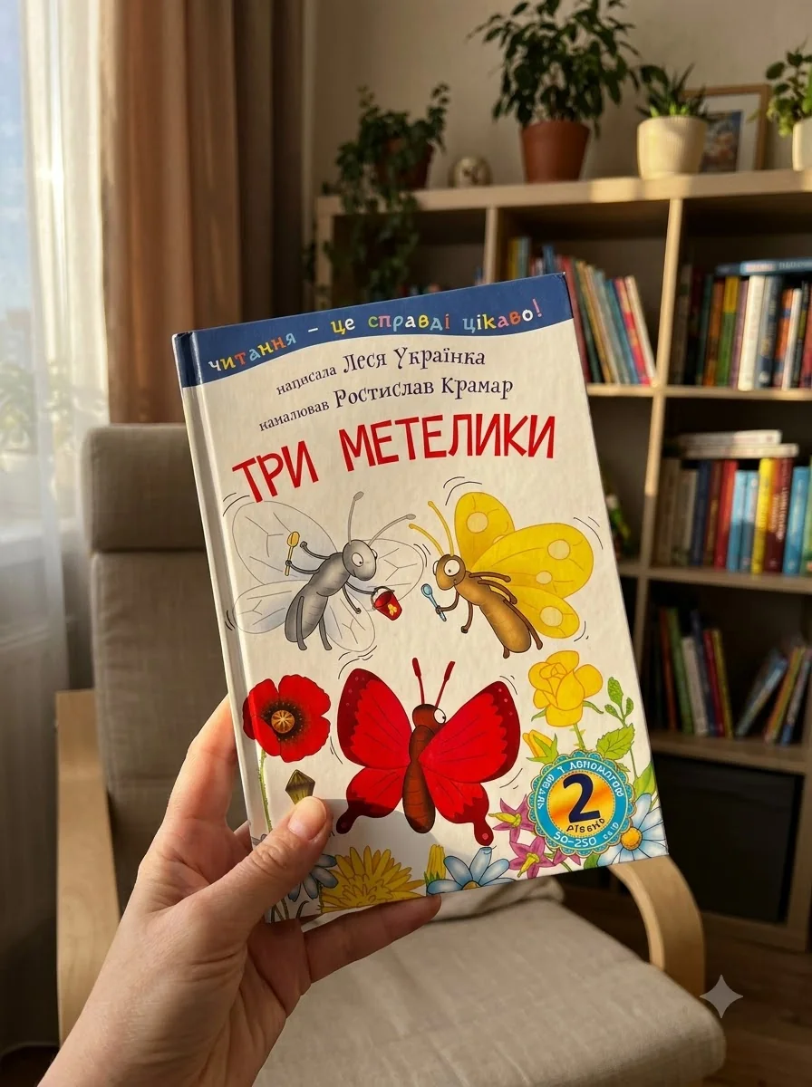 Читаю з допомогою. 2 рівень. Три метелики — фото 2