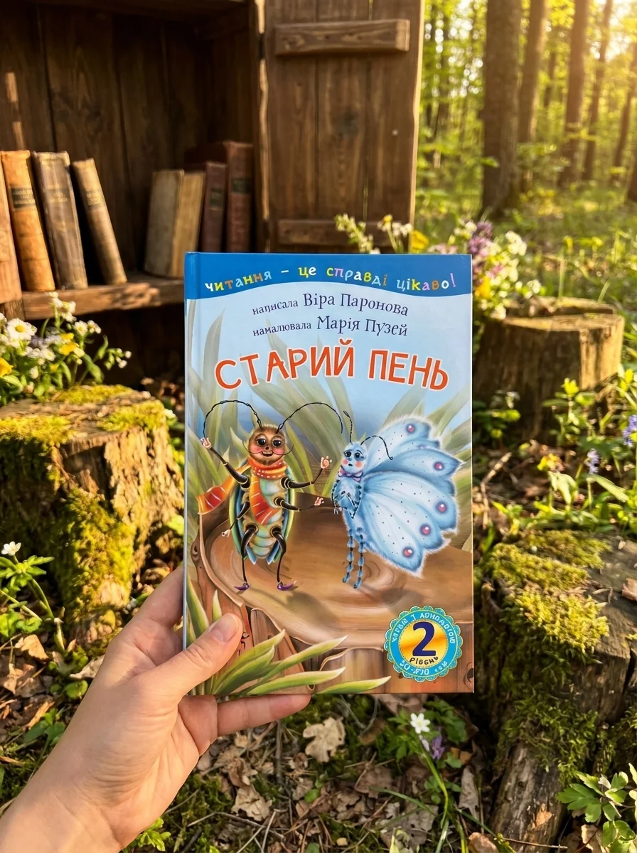 Читаю з допомогою. Старий пень. Оповідання. 2 рівень — Казки