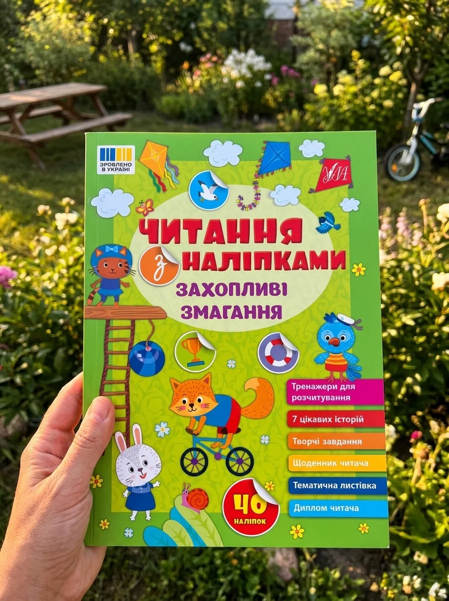 Читання з наліпками. Захопливі змагання — фото 2