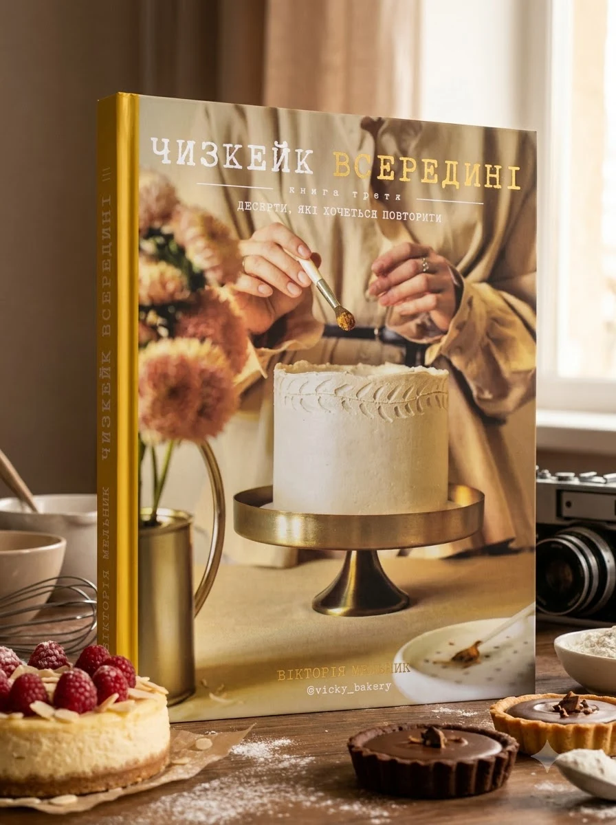 Чизкейк всередині. Книга третя. Десерти, які хочеться повторити!
