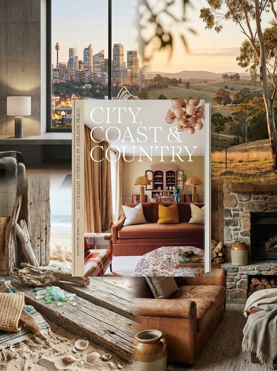 City, Coast & Country. Australian Interiors by Adelaide Bragg — Робін Леа, обкладинка