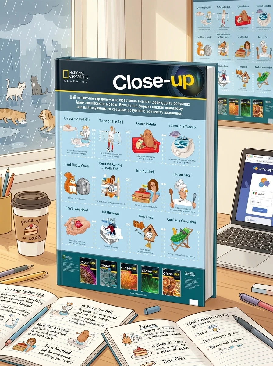 Close-Up Twelve Smart Idioms Poster, фото 2