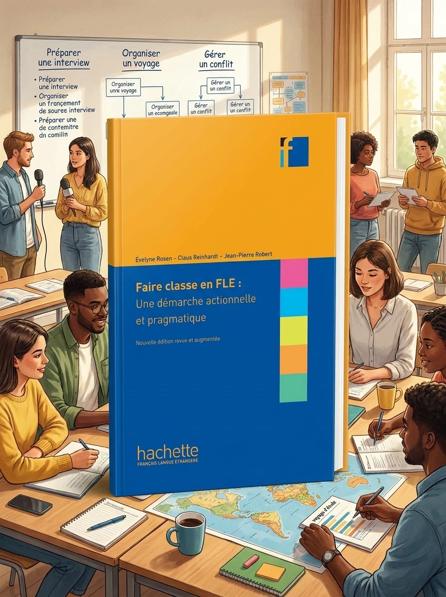 Collection F. Faire classe en FLE: une demarche ctionnelle et pragmatique — Жан-Мішель Робер, обкладинка