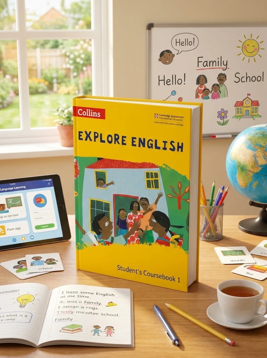 Collins International Explore English 1 Student’s Coursebook — Дафна Пайзі, обкладинка