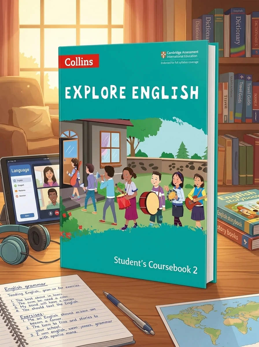 Collins International Explore English 2 Student’s Coursebook — Дафна Пайзі, обкладинка