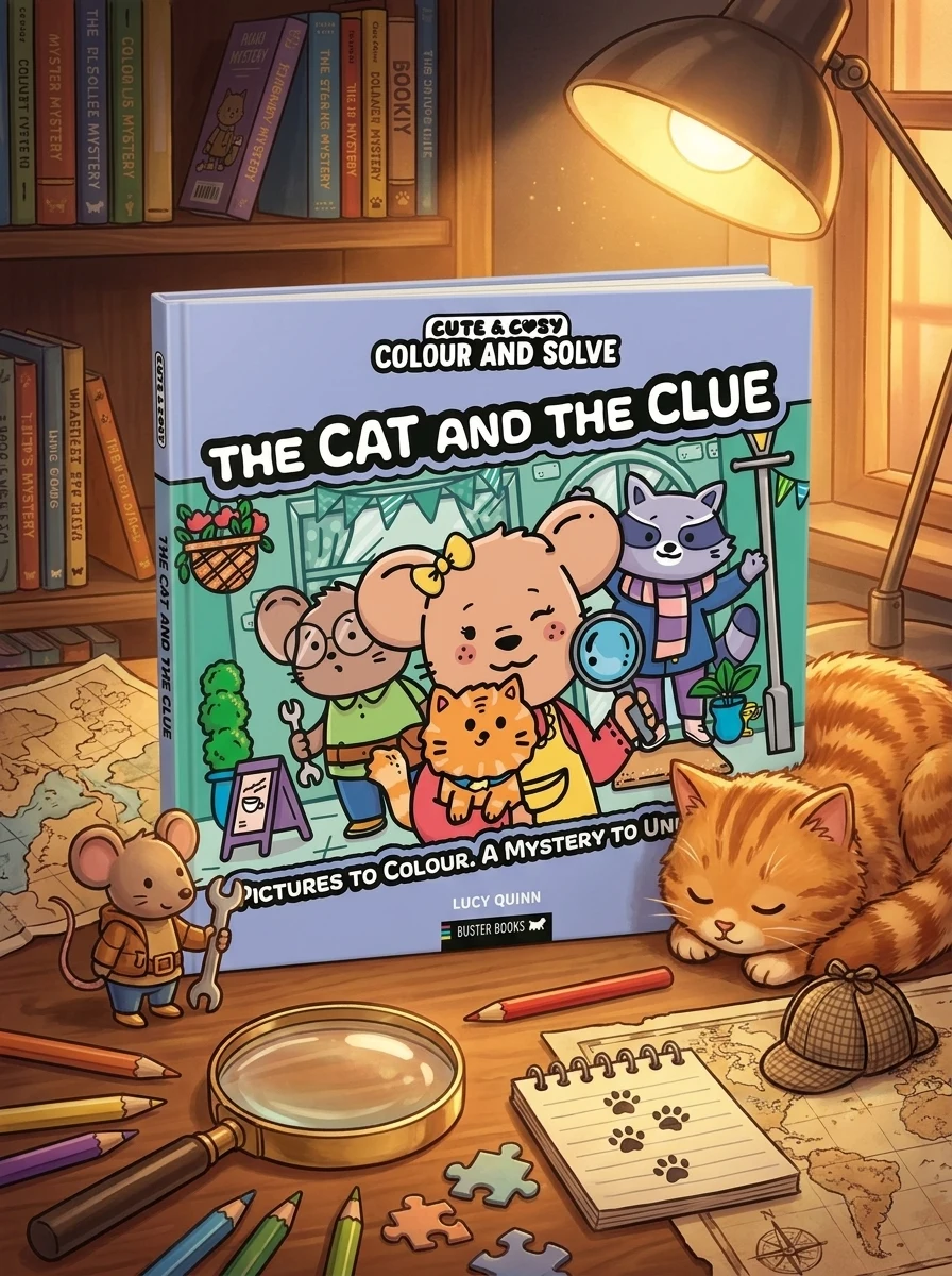 Colour and Solve: The Cat and the Clue — Дитяча література