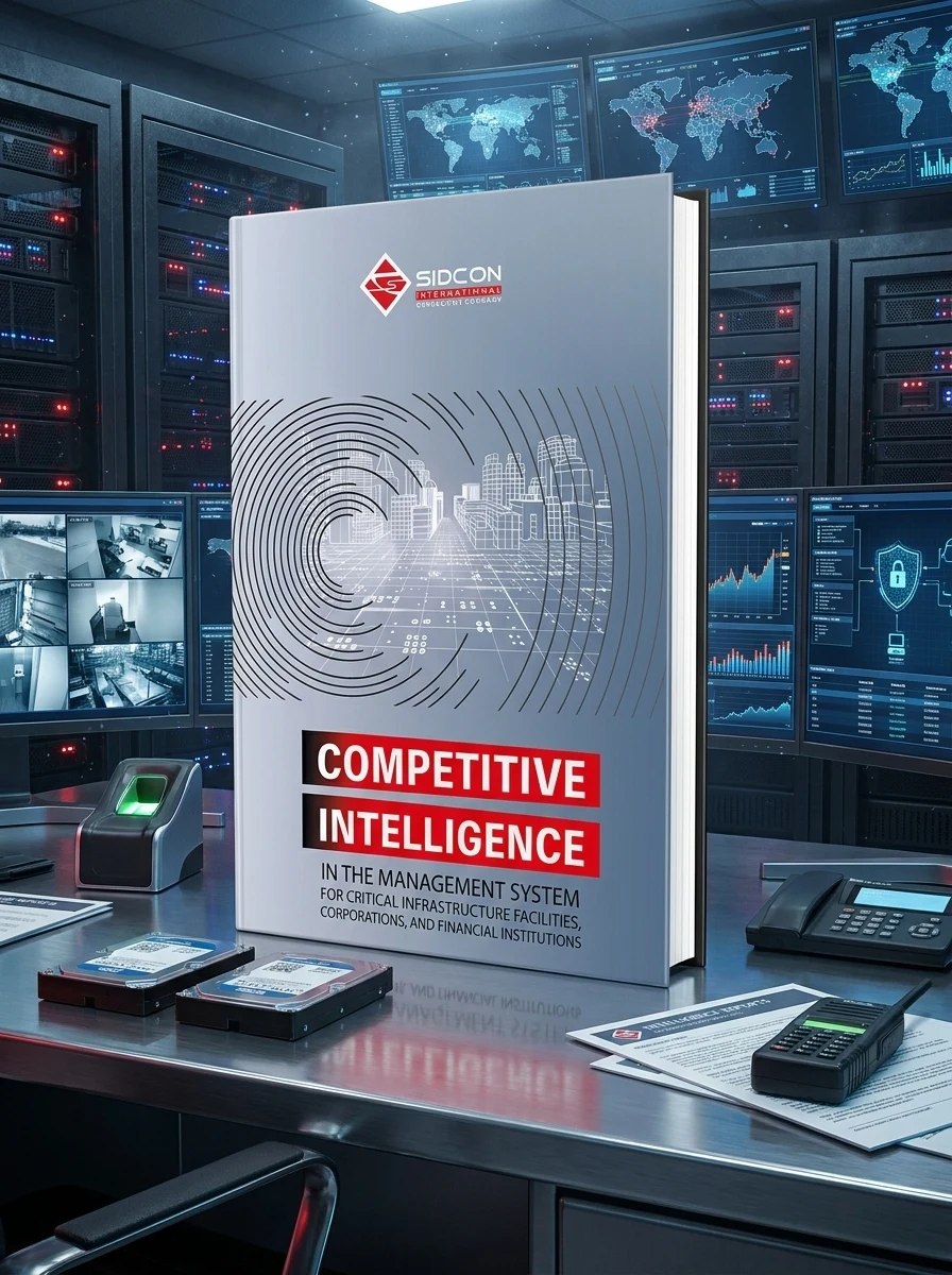 Competitive intelligence in the management system for critical infrastructure facilities, corporations, and financial institutions