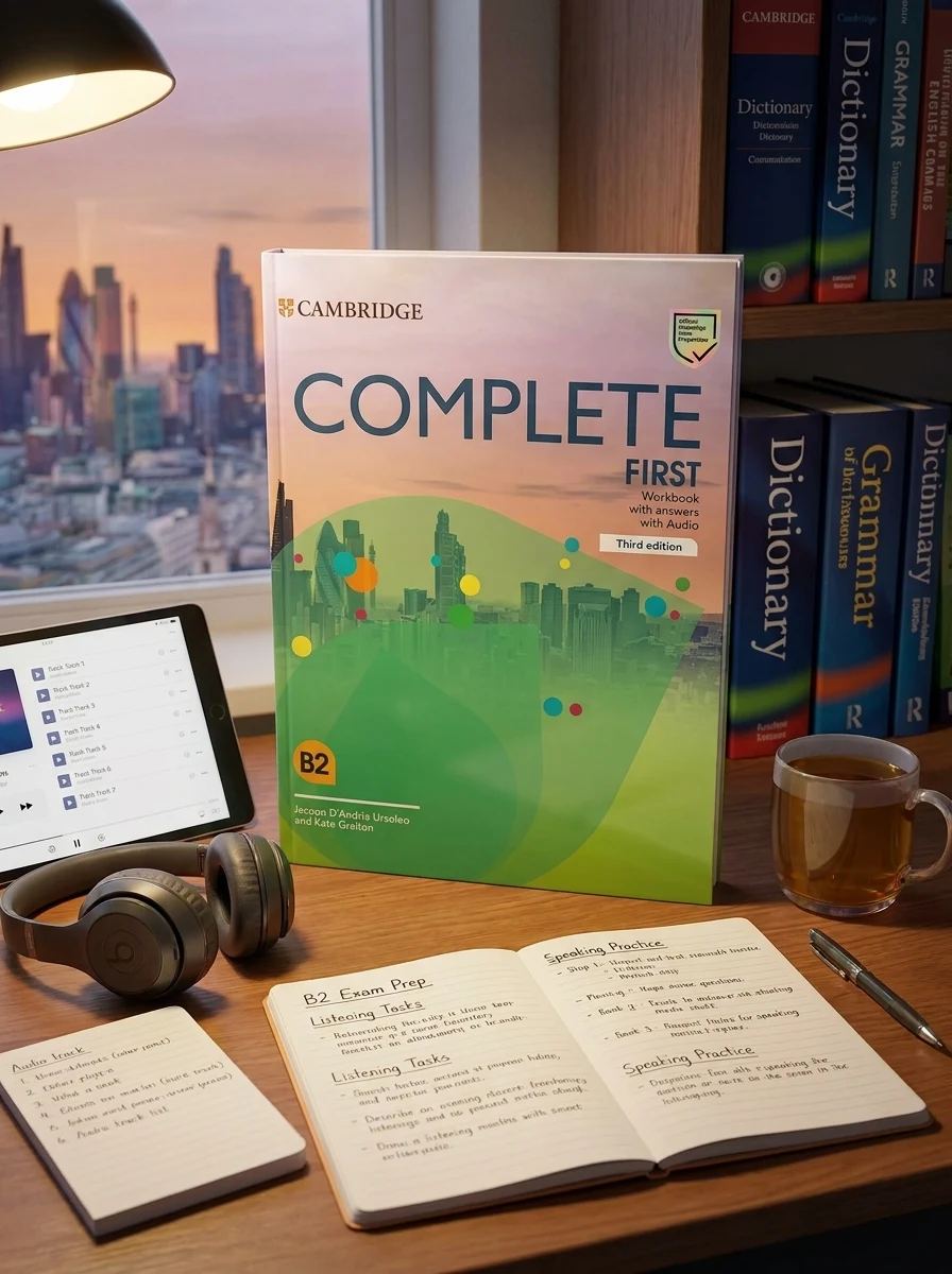 Complete First. Workbook with answers and Downloadable Audio