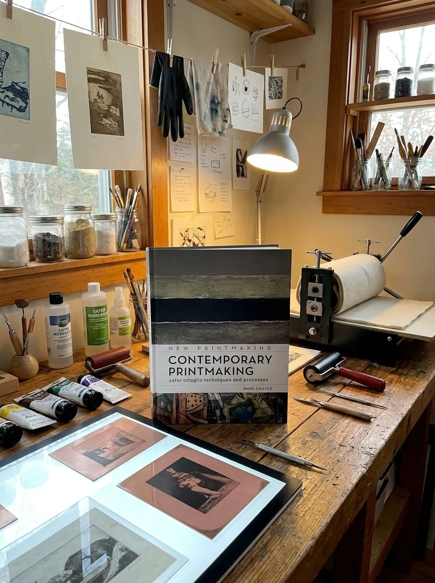 Contemporary Printmaking. Safer Intaglio Techniques and Processes — Марк Грейвер, обкладинка