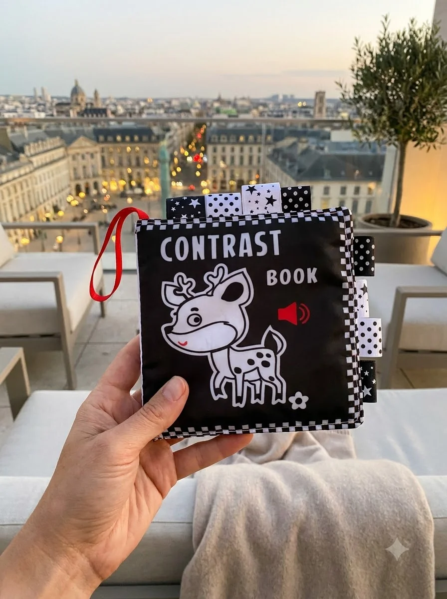 Contrast Book «Deer» — Книги-іграшки