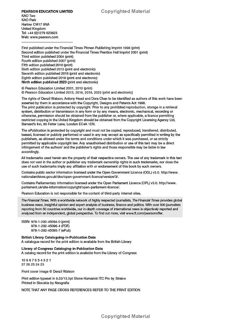 Corporate Finance: Principles and Practice — Denzil Watson, фото 5