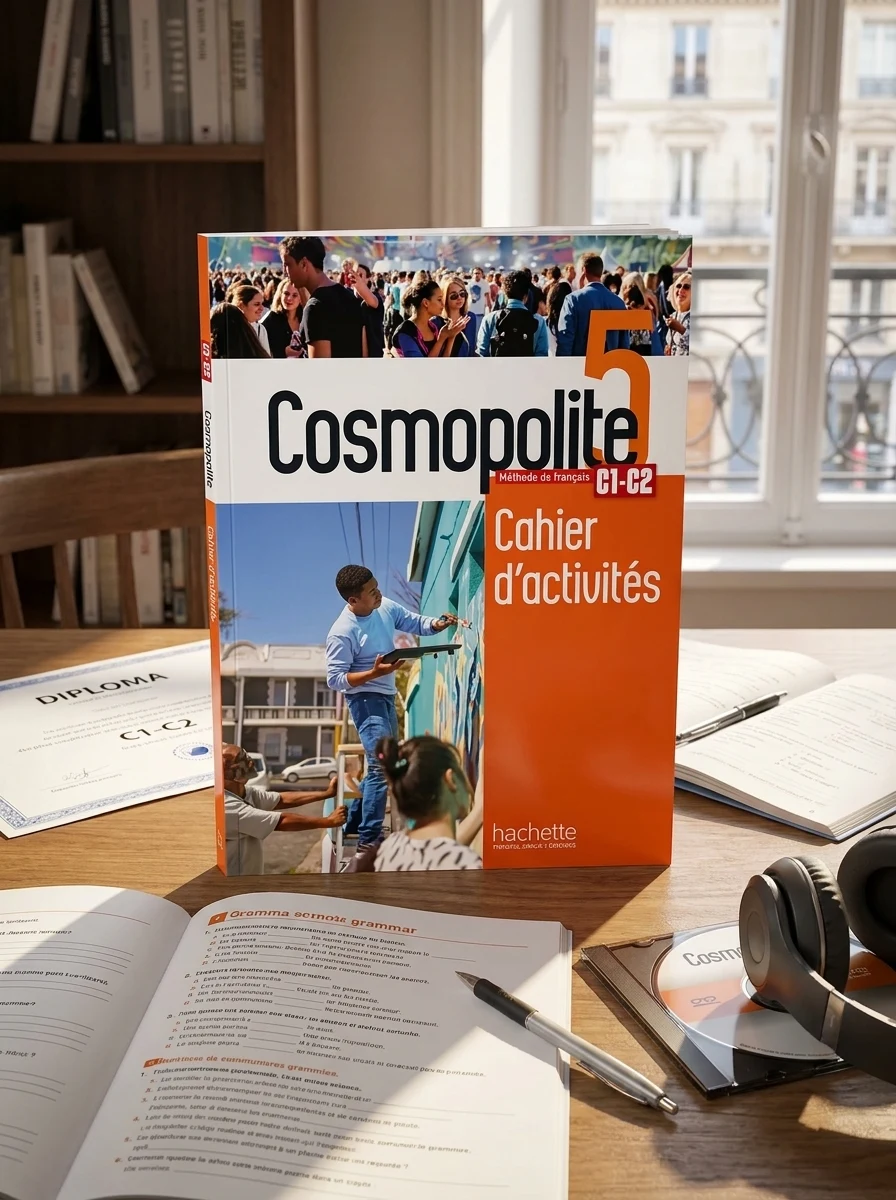 Cosmopolite Niveau 5: Cahier d'activites C1-C2 + CD audio — Вивчення мов