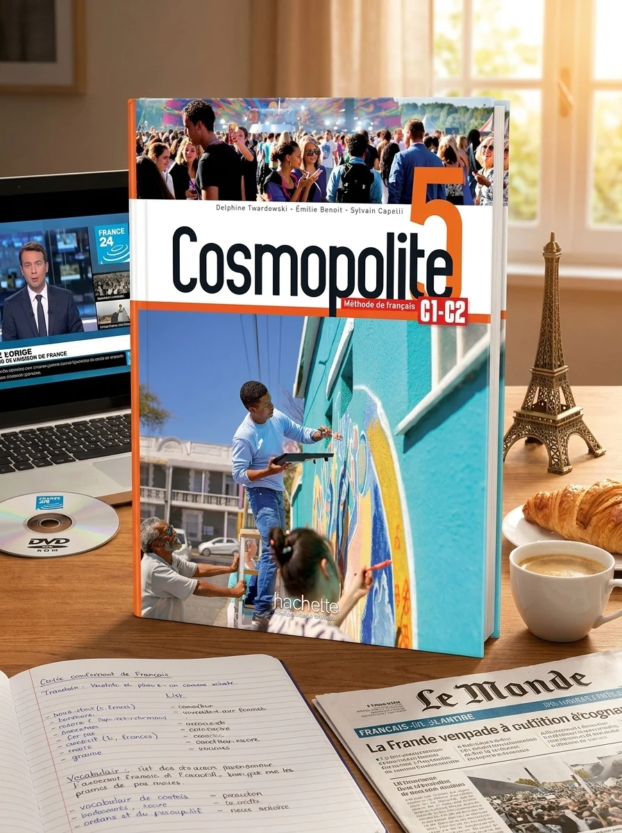 Cosmopolite Niveau 5: Livre de l'еlеve C1-C2 + DVD-ROM — Вивчення мов