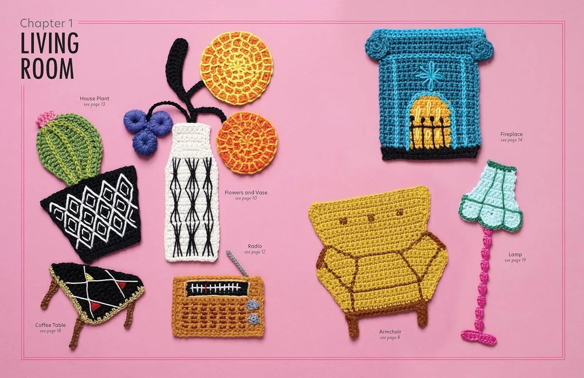 Cozy Crochet Motifs: 75 Playful Motifs with a Modern Retro Style — Tuija Heikkinen, фото 5