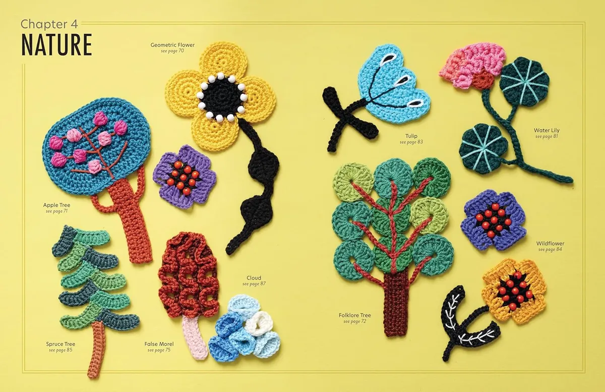 Cozy Crochet Motifs: 75 Playful Motifs with a Modern Retro Style — Tuija Heikkinen, фото 6