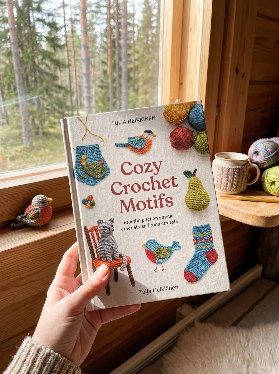 Cozy Crochet Motifs: 75 Playful Motifs with a Modern Retro Style — Tuija Heikkinen, обкладинка