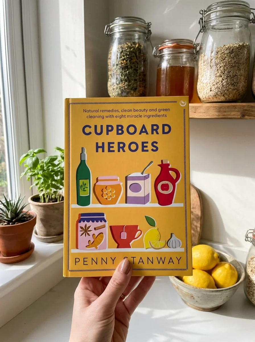 Cupboard Heroes: Natural remedies, clean beauty and green cleaning with eight miracle ingredients — Пенні Стенвей, обкладинка