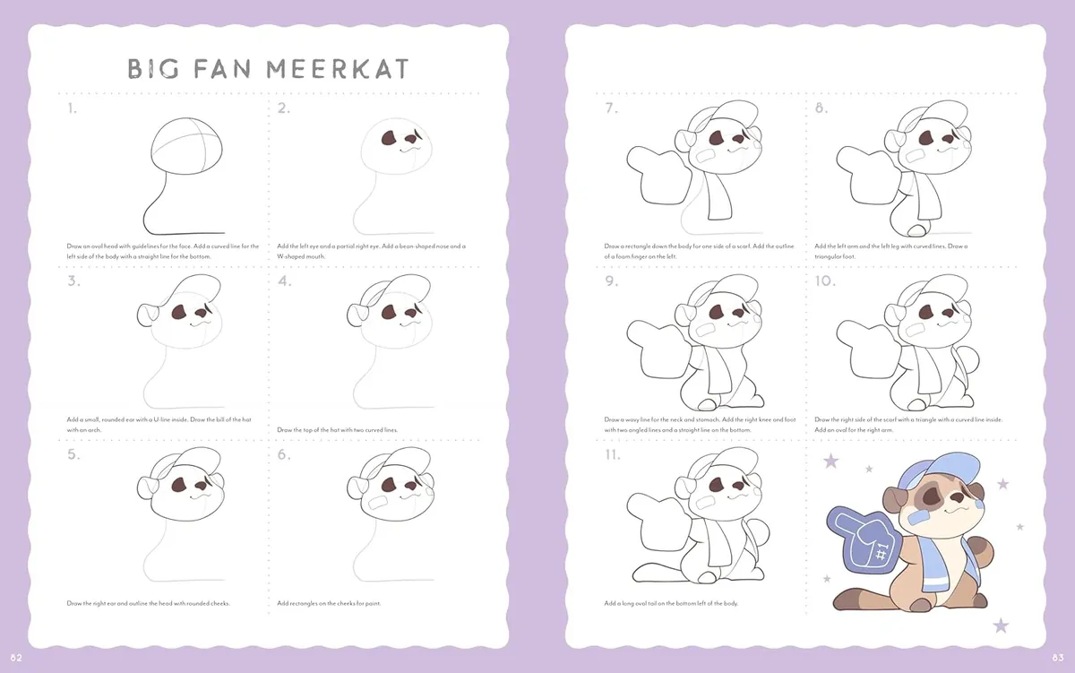 Cute Chibi Cozy Animals: Learn How to Draw 65 Snuggly Friends — Phoebe Im, фото 4
