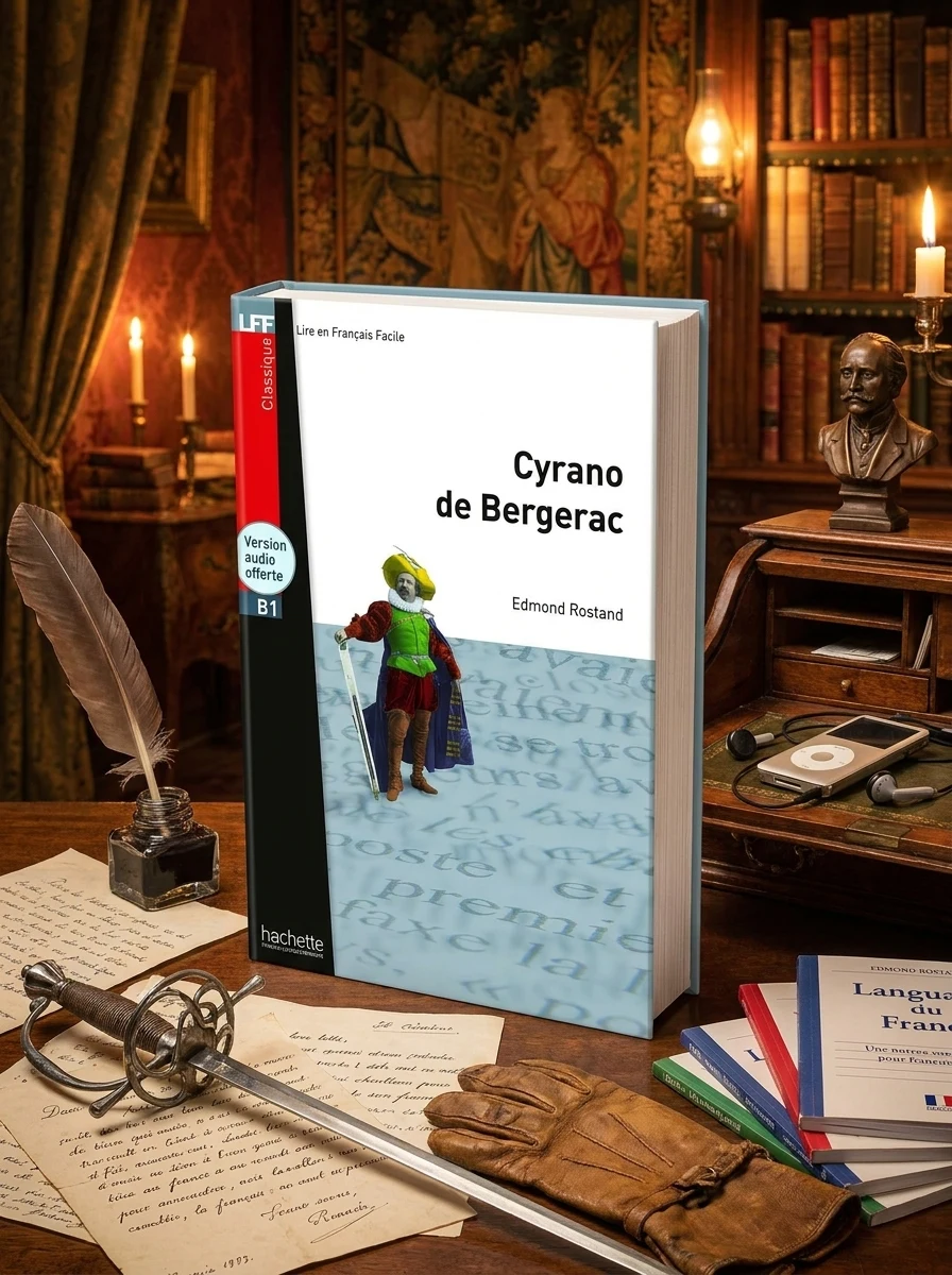 Cyrano de Bergerac. Livre B1 + CD audio MP3 — Вивчення мов