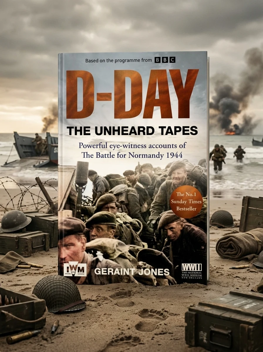 D-Day: The Unheard Tapes. Powerful Eye-witness Accounts of The Battle for Normandy 1944 — Ґерайнт Джонс, обкладинка