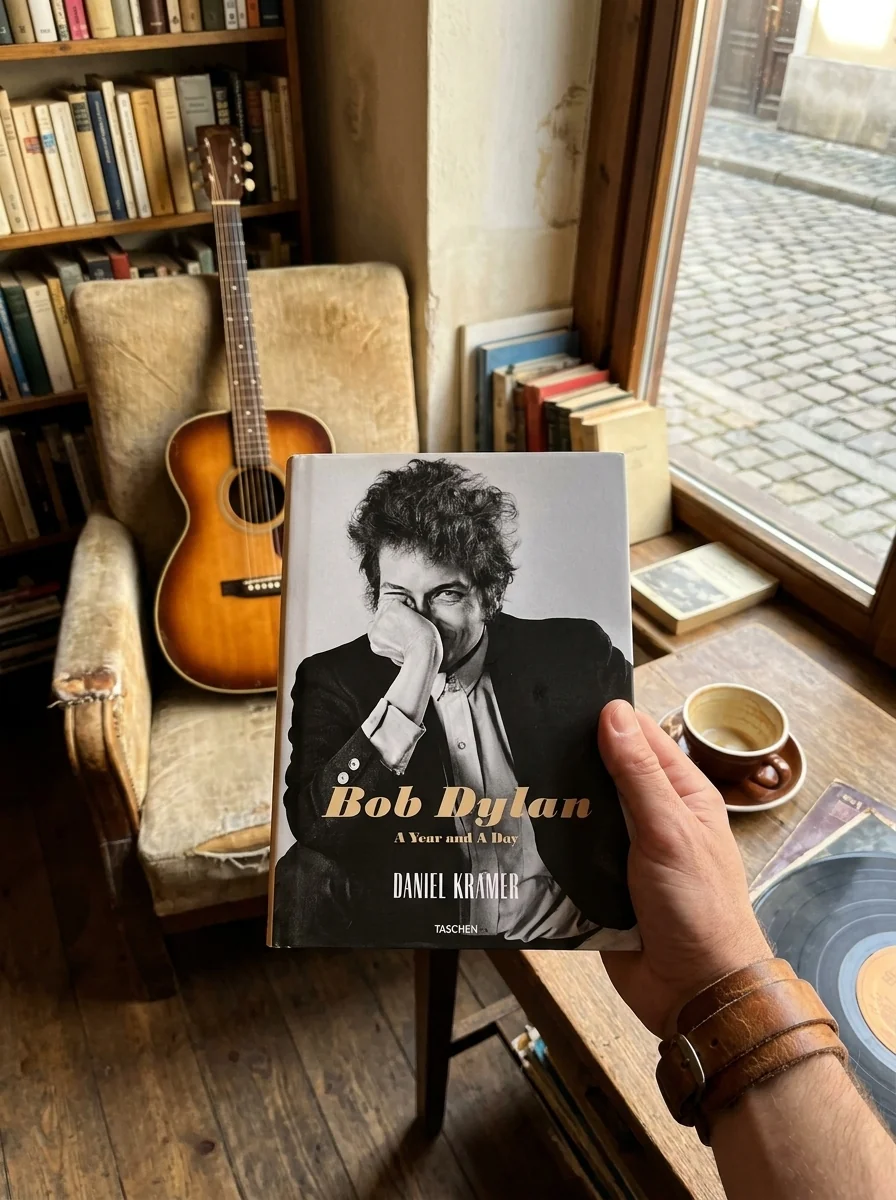 Daniel Kramer. Bob Dylan. A Year and a Day — Роберт Сантеллі, обкладинка