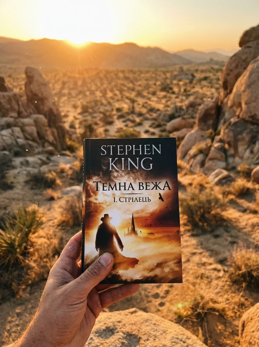 Dark Tower I. The Gunslinger — Стівен Кінг, обкладинка