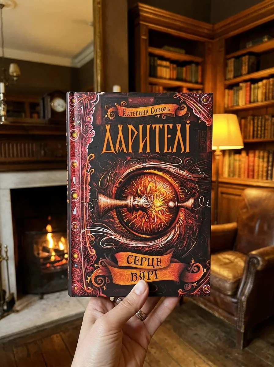 Дарителі. Серце бурі. Книга 5 — Соболь К., обкладинка