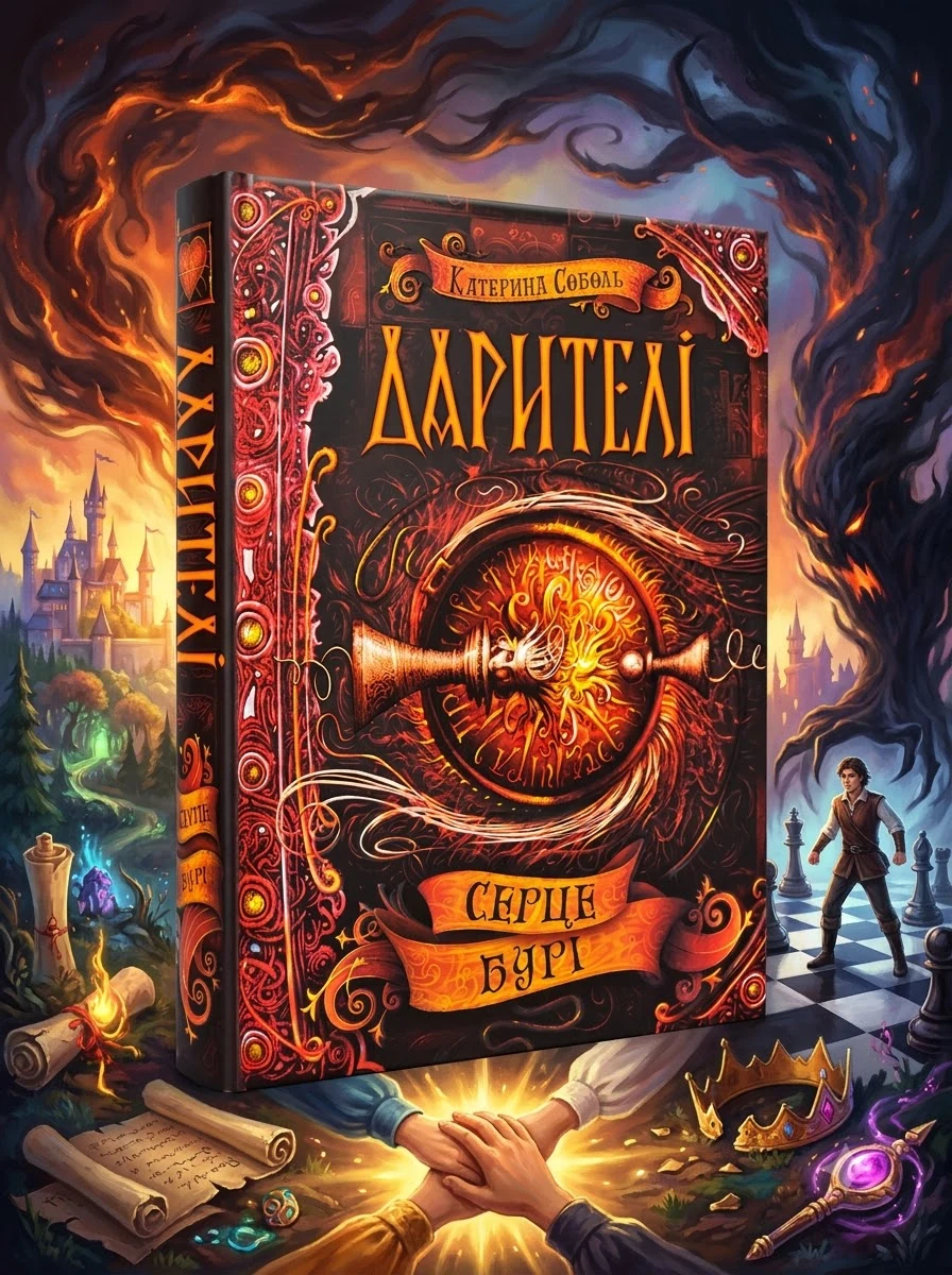 Дарителі. Серце бурі. Книга 5 — Дитячі книги