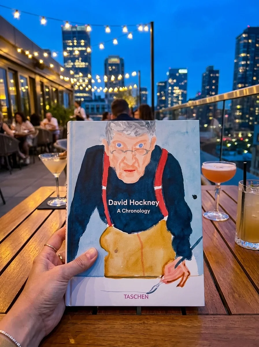 David Hockney. A Chronology, обкладинка