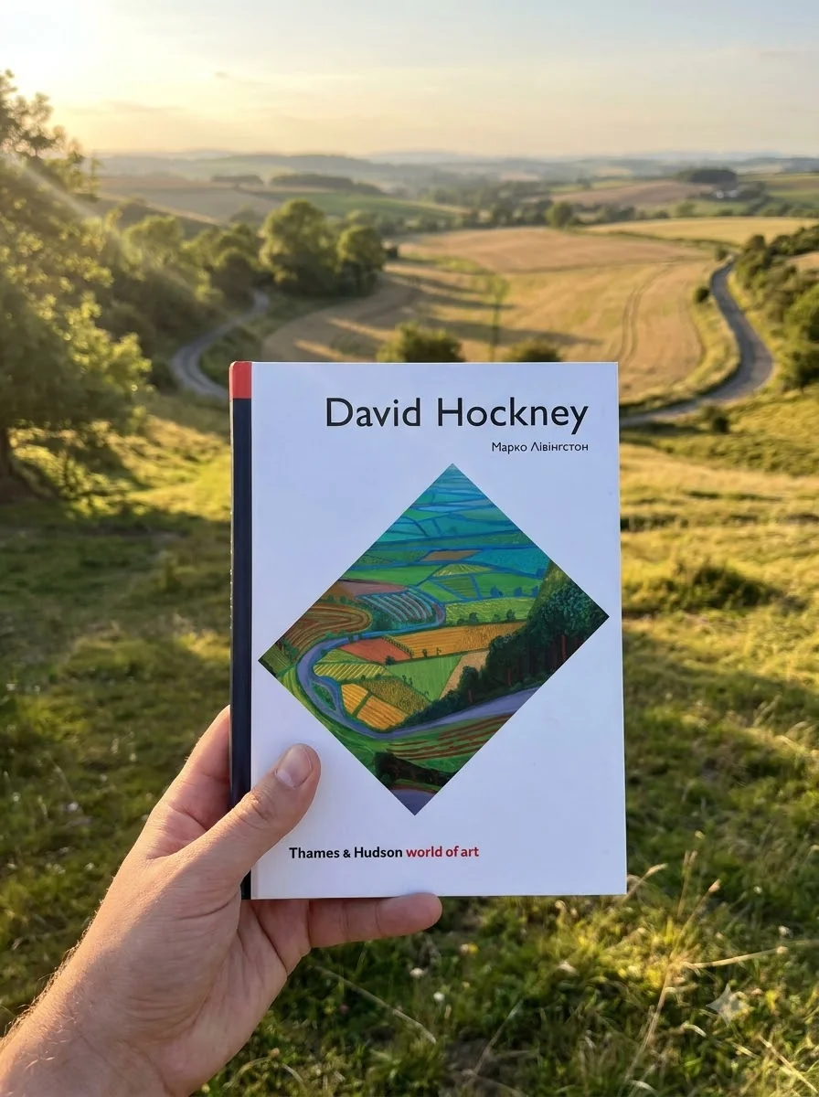 David Hockney — Марко Лівінгстон, обкладинка