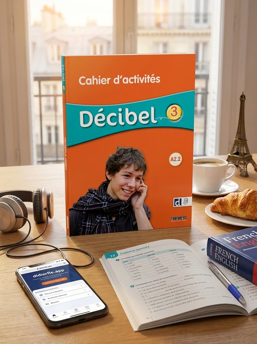 Decibel 3 Niveau A2.2 Cahier d'exercices + didierfle.app