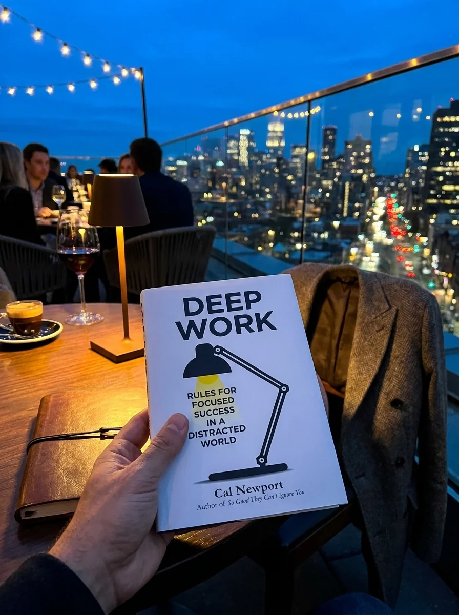 Deep work. Rules for focused success in a distracted world — Кел Ньюпорт, обкладинка