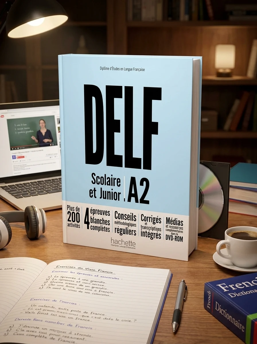 DELF A2 scolaire et junior Nouvelle Edition/ Livre + + DVD-ROM (audio et video) — Вивчення мов