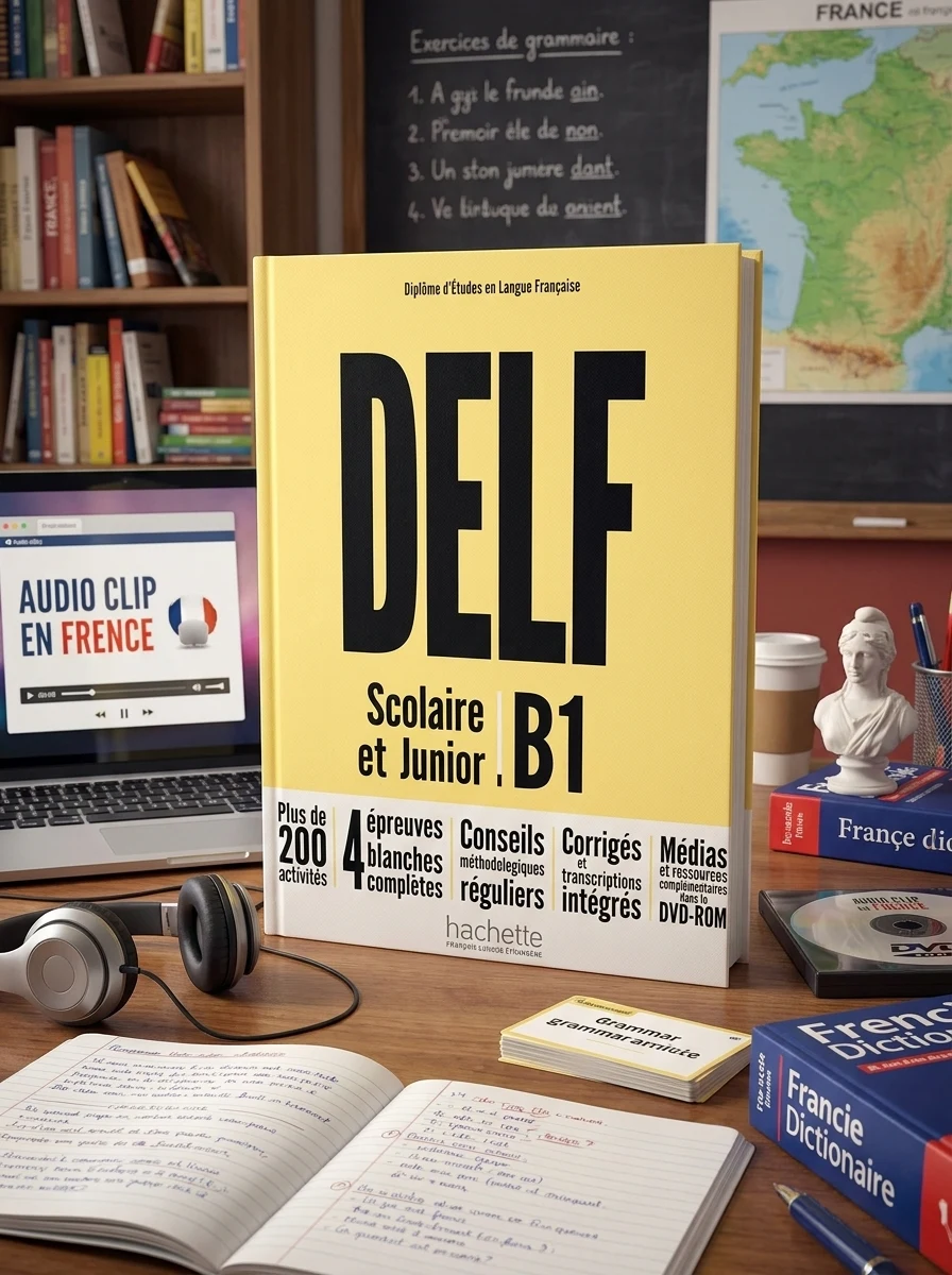DELF Scolaire et Junior B1 + DVD-ROM