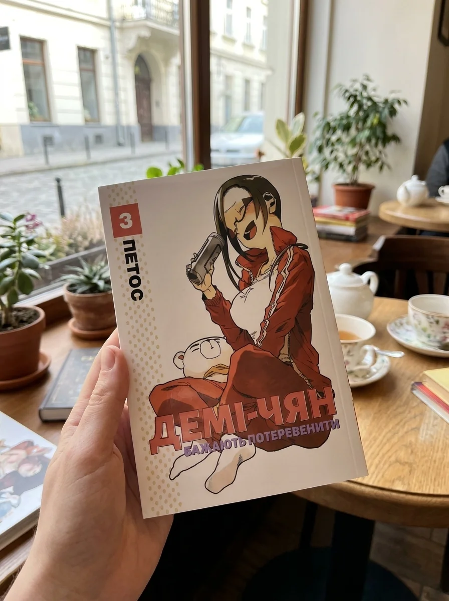 ДЕМІ-ЧЯН БАЖАЮТЬ ПОТЕРЕВЕНИТИ т.3 Петос манґа Molfar Comics — Комікси та манґи