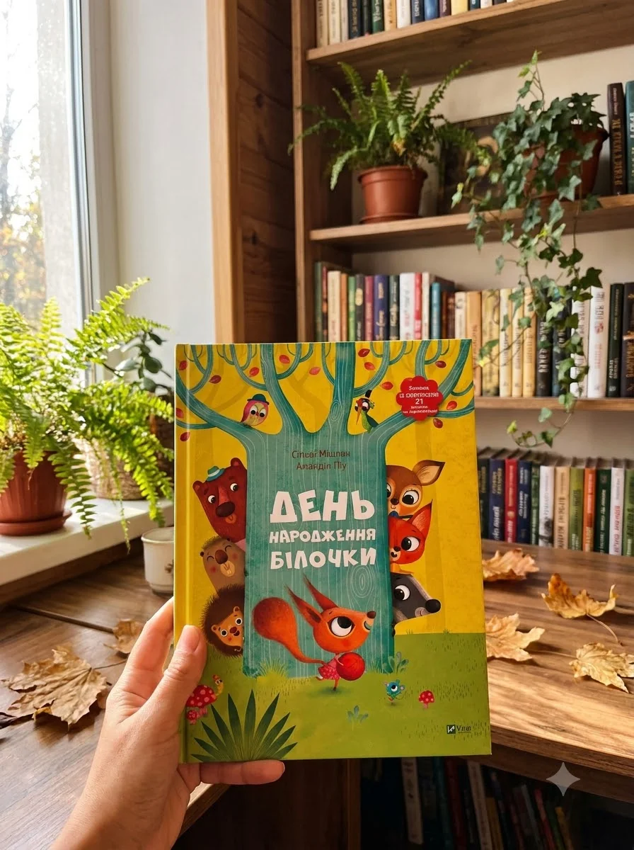 День народження білочки — Розвивальні книги