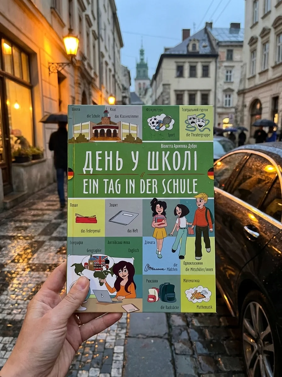День у школі. Ein tag in der schule. Українсько-німецька — Вивчення мов