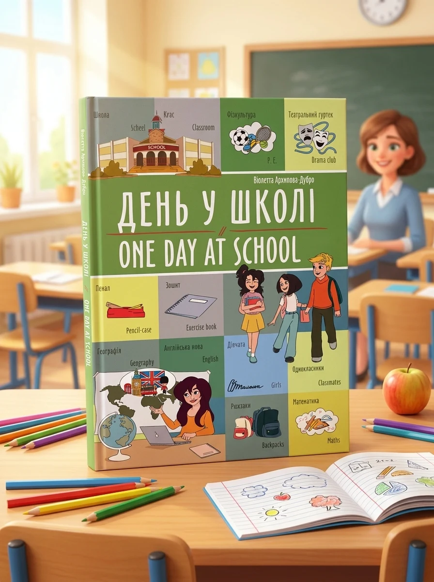 День у школі. One day at school — Дитяча література